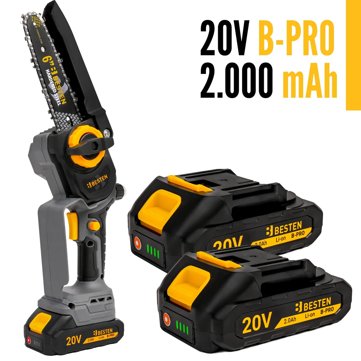bateria system b-pro Piła akumulatorowa 8 cali BESTEN BE0002894